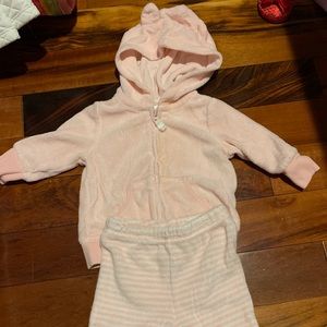 Baby girl hoodie and sweats